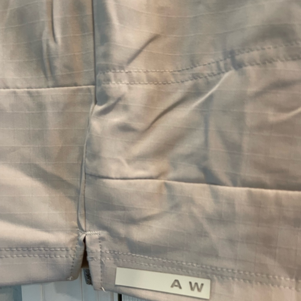 Athletic Works Pair Of Rip Stop Athletic Pocket Shorts Stretch Waist Blue Beige — image 3 of 8